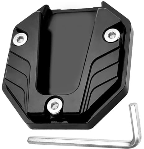 Cavalletto Moto Laterale,Piastra di Estensione Cavalletto Laterale, Cavalletti Laterale Estensione del Cuscino Accessori Scooter, Cavalletto Laterale per Moto, Biciclette