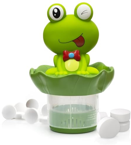 Float de Chlore à Piscine Flottante, Flottant de comprimé de Chlore de Piscine, Distributeur de Chlore de Grenouille, Support de comprimé de Baignoire pour la Piscine, des Accessoires de Piscine