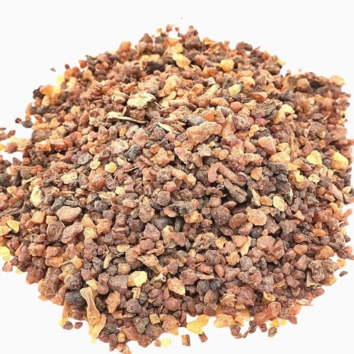 LivuX Myrrhe aus Peru 100g – Naturreines Räucherwerk – Aromatischer Weihrauch Duft für Rituale, Kirche & Meditation 1228