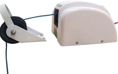 DWOGCEBX 12V Electric Anchor Winch 45LBS Load Capacity With Remote Control For Boat Marine Anchor Dropping Operations Compatible With Most Marine Systems