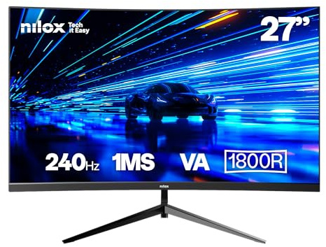 Nilox nxm27crv2402 Monitor 27 240hz va hdmi Curvo