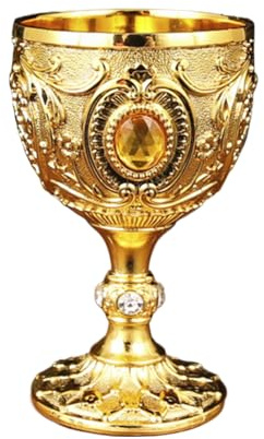 Acunny Verres À Vin Rouge | Avec Flûtes Métalliques À Strass | Coupes Anciennes De 30 ml Pour Vin Blanc Et Spiritueux - Pour Cocktail Bourbon Vodka Brandy Sake Cuisine Bar Dîners Fêtes Mariage