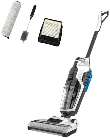 Aspirapolvere senza fili Wet-Dry – Lavapavimenti e aspirapolvere 3 in 1, motore brushless da 170 W, durata di 40 minuti, design leggero per una pulizia efficiente