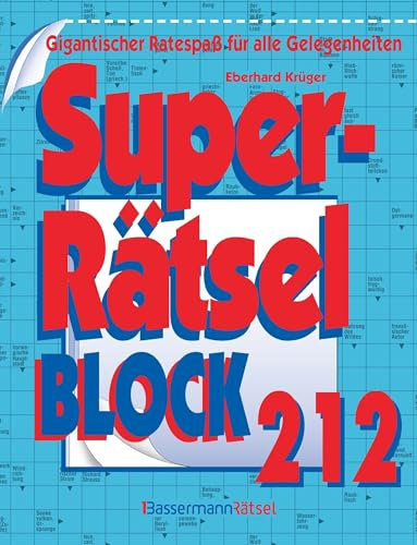 Superrätselblock 212: Gigantischer Ratespaß für alle Gelegenheiten