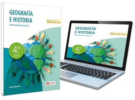 Geografía e Historia 4º - Libro de texto en formato físico de Diversificación Curricular 4º ESO