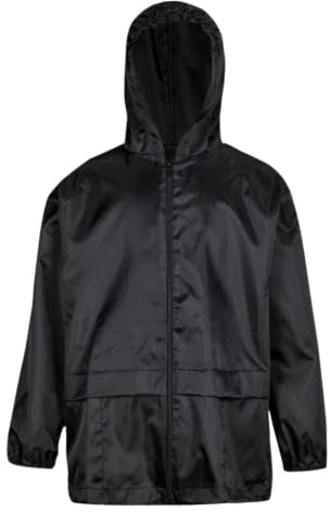 Style It Up Kagouls Veste de pluie à capuche pour enfants – Unisexe garçons et filles – Imperméable, respirant, léger – Pour enfants de 7 à 13 ans