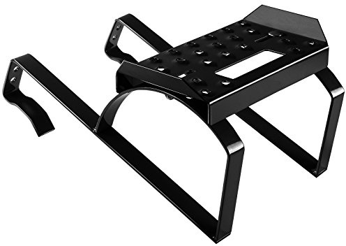 Stabilo Dachtritt Einzeltritt Steigtritt Lauftritt Gitterrost Komplett Set - schwarz RAL 9005