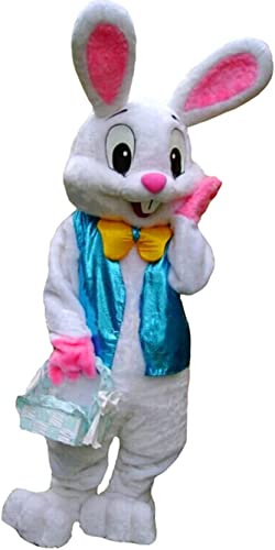 To.beone ny påskhare vuxen kostym kanin halloween maskot kostym fin klänning ..