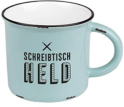 Kaffeetasse vintage| Keramik Becher zum verschenken | Schreibtischheld