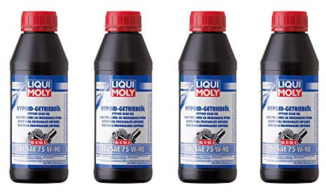 ILODA 4X Original Liqui Moly 500ml Hypoid-Getriebeöl (GL4/5) TDL SAE 75W-90 Gear Oil