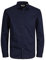 JACK & JONES Mens Crdiff Long Sleeve Shirt Navy Blazer M