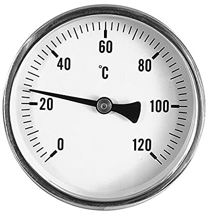 Thermometer für Räucherofen großes Ø 100mm Räucher Smoker 1/2 120°C Kalibriert!