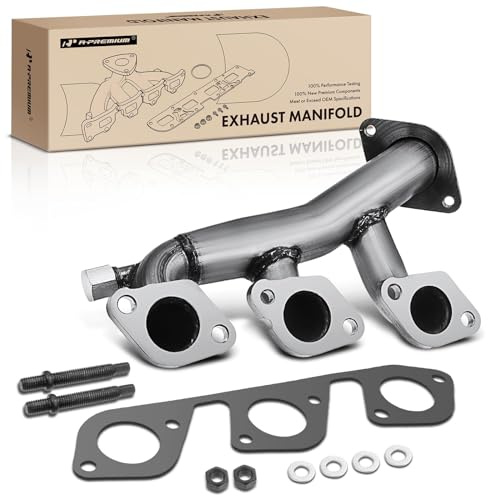 A-Premium Left [V6 3.8L 3.9L] Exhaust Manifold Kit W/Gaskets & Hardware