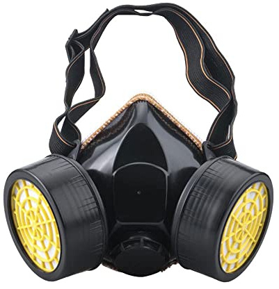 ZOKBOM Safety Dust Face Cover, Reusable Half Mask Dust Respirator, Anti-Dust Spray Paint Mask Respirator with Filter,Industrial Dust Face Mask for Painting Dust Particulate (Color A)