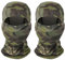 SKHAOVS 2 Stück Camouflage Taktisch Sturmhauben,Mens Camouflage Balaclava,Camouflage Face Cover,Winddichte Vollgesichtsabdeckung,Skimaske für Outdoorsports Laufen, Motorrad (2 PCS)