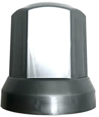 10 copridadi per ruote, dimensioni – per camion (grigio chiaro, altezza: 54,5 mm x dimensioni: Ø 32 mm)