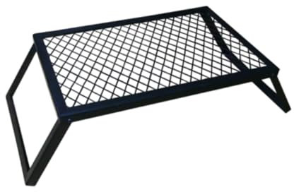 MagiDeal Parrilla Plegable para fogatas, Parrilla para Barbacoa, Rejilla para secar, portátil, Rejilla para Acampar al Aire Libre, Caza, Senderismo,