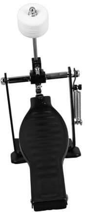 Parliky Schlagzeugpedal aus Aluminiumlegierung in Schwarz Kompatibel mit Verschiedenen Drum Bausätze Leicht und Langlebig Zubehör für Anfänger und Professionelle Schlagzeuger
