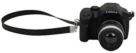 Yardwe Miniaturkamera Figur Retro Stil Kleine Kamera PuppenzubehöR Fotokamera Mini Hauskamera Dekoration FüR Puppenhaus ZubehöR