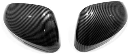 Calotte Specchietti per Nissan per Juke 2019 2020 2021 2022 Copri Specchietto Retrovisore Auto Copri Specchietto Laterale Copri Guscio Accessori Alloggiamento dello Specchio(Carbon Fiber Pattern)