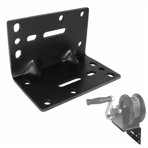 Boat Trailer Winch Mounting Plate, Marine Grade Heavy Duty Winch Mount for Up to 3000 lbs, Fits Jet Ski, ATV & Utility Trailers