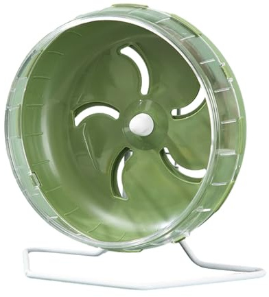 Hamster Running Wheel - Mute Spinner Hamster Exercise Wheel with Height-adjustable Stand - Anti-slip Structure To Protect The Soles of Feet, for Hamsters, Gerbils, Mice or Other Small Animals
