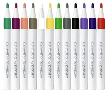 Marcatori Per Smalto Per Unghie 12 Colori Impermeabili E A Lunga Durata Per | Marcatore Per Unghie Fai Da Te Per Donne Moglie Compleanno Natale Casa Matrimonio