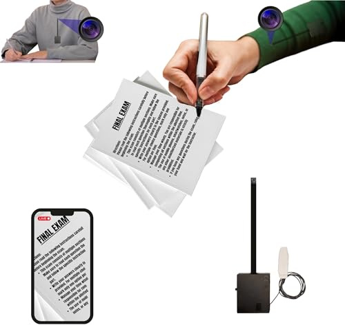 PingaOculto WiFi Pro Kamera Inbyggt Batteri kompatibel med Spion Hörlurar