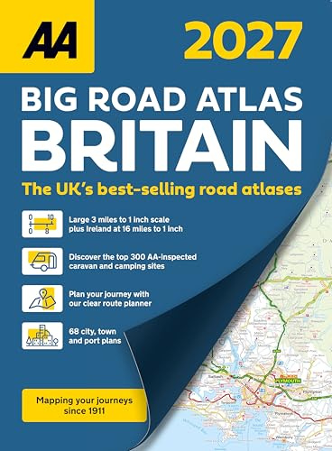 AA Big Road Atlas Britain 2027 Spiral Bound