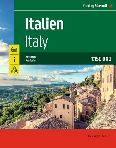 freytag & berndt Autoatlas Italien 1:150.000: Spiralbindung, Camping- und Stellplätze, Freizeitinfos