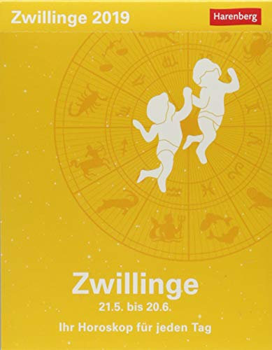 Zwillinge - Kalender 2019: Ihr Horoskop für jeden Tag