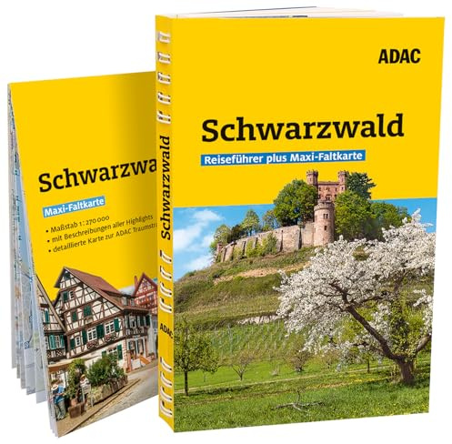 ADAC Reiseführer plus Schwarzwald: Mit Maxi-Faltkarte und praktischer Spiralbindung