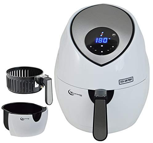 Heissluftfritteuse Heißluft Multifritteuse - ohne Fett für leckeres, gesundes Frittieren ohne Öl - Mini Backofen - Tischbackofen - Timer Grill