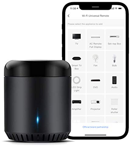 Broadlink Smart Home Hub, RM Mini3 Telecomando universale WiFi intelligente IR (a infrarossi), telecomando a infrarossi unico per tutti