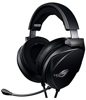 ASUS ROG Theta Electret Gaming Headset (3,5mm, Bügelmikrofon, kompatibel mit PCs, Smartphones, Notebooks, Konsolen, Nintendo Switch) schwarz