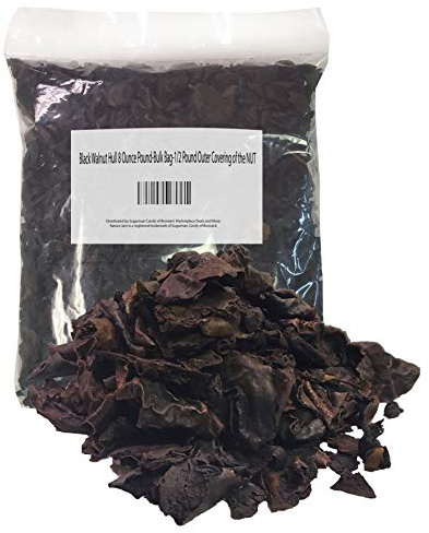 Black Walnut Hull 8 Ounce Pound-Bulk Bag-1/2 Pound Outer Covering of the NUT