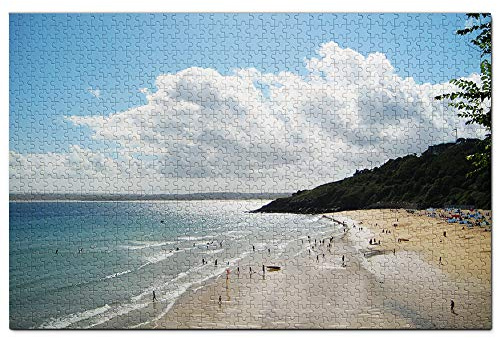 UK England Porthminster Beach St Ives Jigsaw Puzzle for Adults 1000 Piece Wooden Travel Gift Souvenir