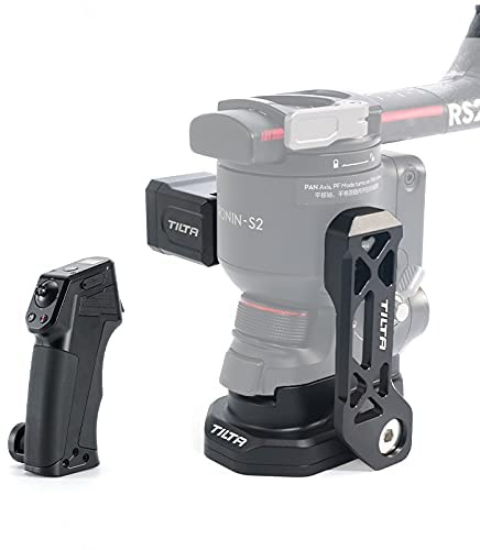 Tilta Remote Quick Pairing Wireless Control Kit Compatible with DJI RS2/RS3 Pro/RS4 Pro/RS5 Car Mount Dolly Cable Cam Russian Arm - Black TGA-RCK