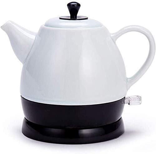 BVRSADFD Bouilloires Bouilloire électrique en céramique Théière à Eau sans Fil, théière-rétro 1L pichet Rapide (Couleur: Gris) présent Safehappy
