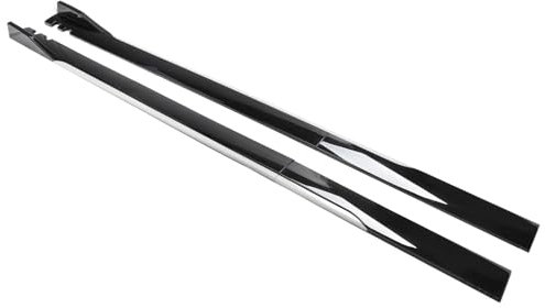 YJTYC Car Seitenschweller für BMW 3 Series(4 Door) E90+E91 2005-2019, Autos Seitenschweller Rocker Splitter Side Winglet Wing Diffusor Karosserie-Kit Außen Zubehör,A-White