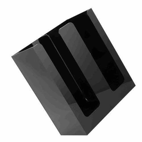 Phefop Porte-gobelet en Papier, 2 Grilles et 4 Grilles, étagère de Rangement pour café, Plastique pour Divers Lieux de (Deux Divisions)