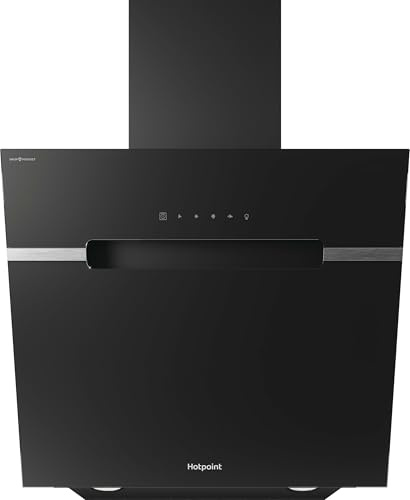 Hotpoint PHVS61FLTDPK 60cm Chimney Cooker Hood - Black
