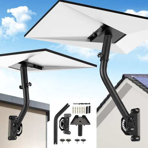 Montaje para Starlink de Estándar 4/4X/Gen 3 | Kit de montaje de pared / techo ajustable a 360 ° para Starlink 3 / V3 estándar, montaje para Starlink Internet Kit Satélite