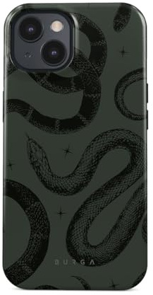 BURGA Handyhülle für iPhone 15 – Unisex Hybrid-Schutzhülle mit stoßdämpfendem TPU & kratzfester Außenschale, erhöhter Displayrand, MagSafe-kompatibel, kabelloses Laden, stylisches Design