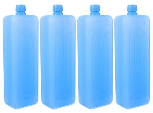 Homoyoyo Lot De 4 Boîtes De Rangement Pour Glaçons Ventilateur Climatiseur Congélateur De Rangement Réutilisable Conteneur À Glaçons Bac De Rangement Pour Glaçons Bleu