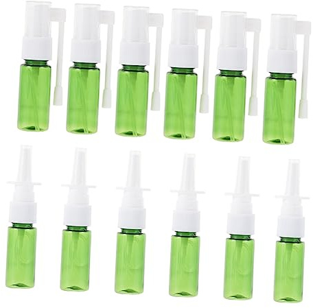 Gatuida Flaconi Spray Vuoti 15ml 12pezzi Bottiglie Spray Pet Riutilizzabili a Tenuta Stagna per Oli e Profumi per Viaggi e Uso Quotidiano