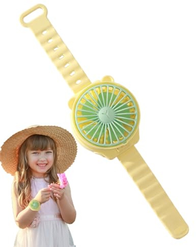 Ventilatore per orologio portatile - Cartoon Hand-Mini ventilatore, ventilatore di raffreddamento ad aria personale | Scuola di ragazza Gadget Summer, fan del braccio portatile con USB Charge