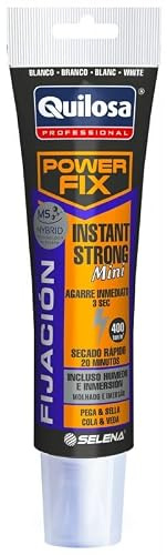 Tube de 150 ml de fixation adh power fix instantanée forte blanche quilosa