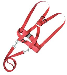 SUIOPPYUW Barnsele Reseväst Stödjer Fitnessaktiviteter Och Rollspel I Olika Utomhusmiljöer Gångelsele För Barn Småbarn Barnkoppel, Röd, 39.5 cm till 63 cm
