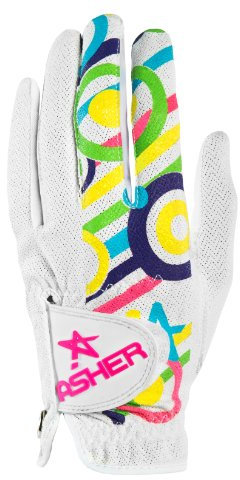 Asher Eye Candy Cooltech Damen Golfhandschuh (L, RH-Handschuh für die rechte Hand- für Linkshänder)